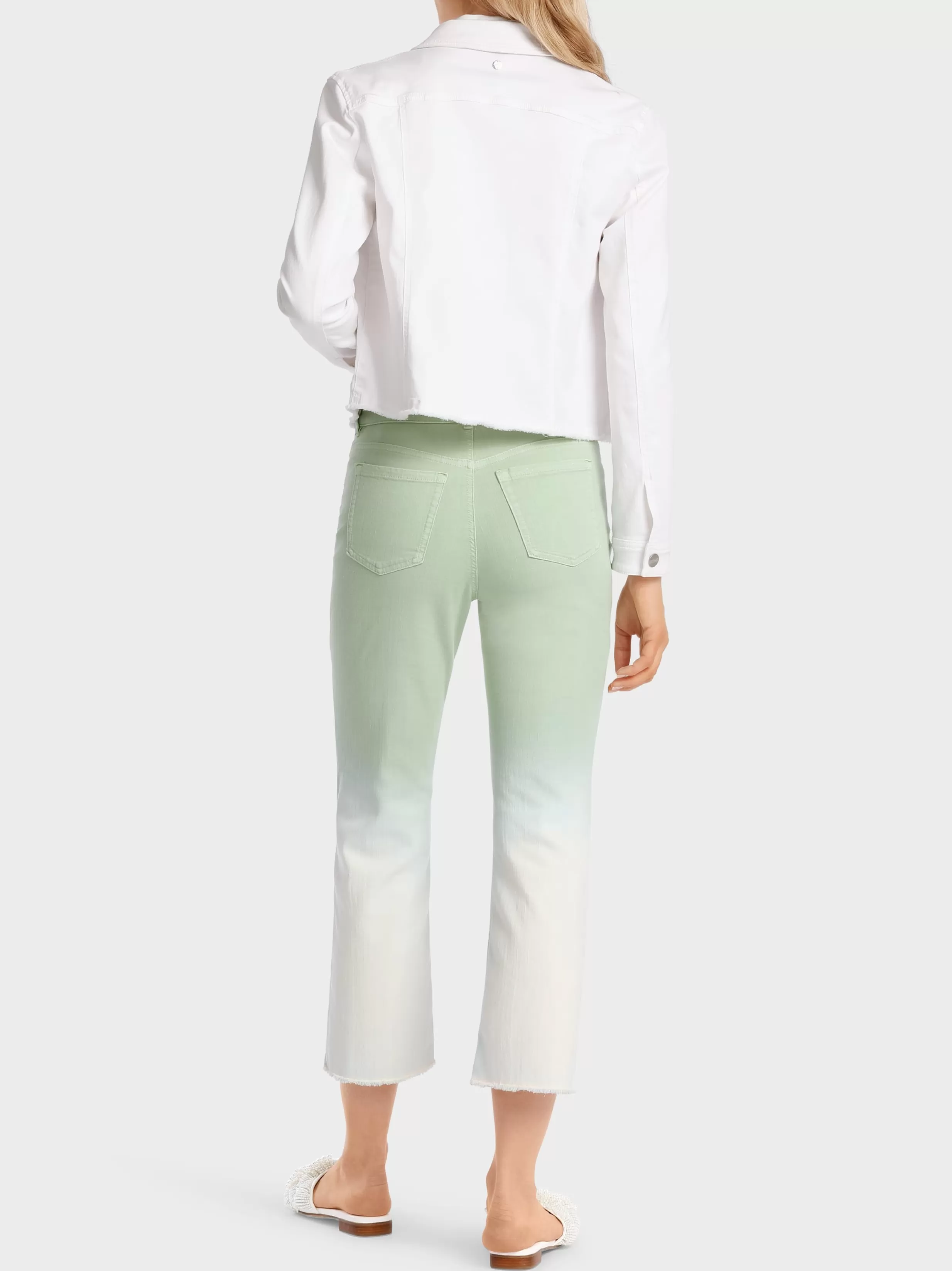 Flash Sale Marc Cain Jacke in Colordenim “Rethink Together” white