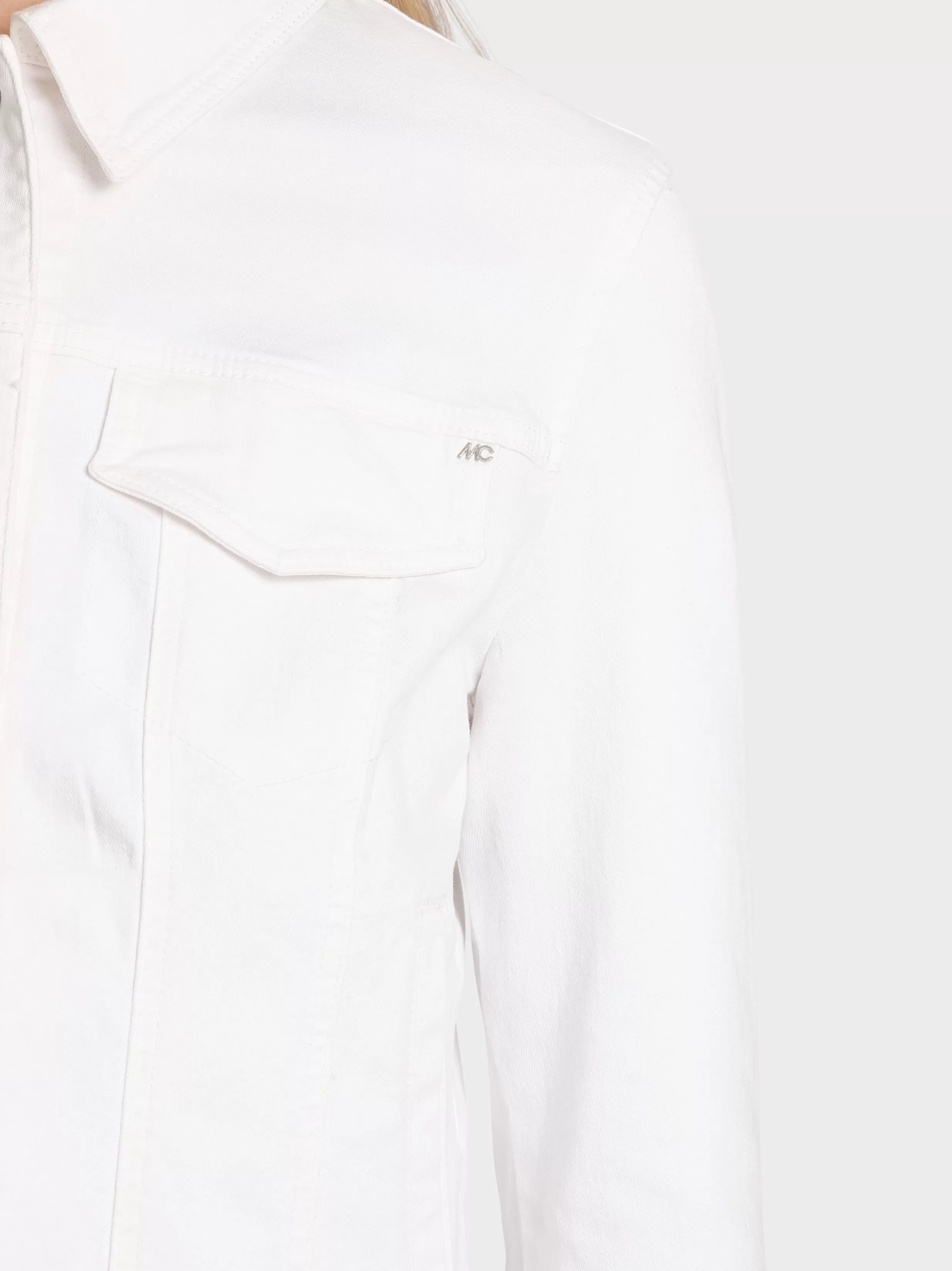 Flash Sale Marc Cain Jacke in Colordenim “Rethink Together” white